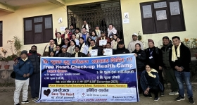 Free Heart Check Up Camp in Kakani, Nuwakot